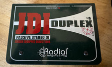 Radial JDI Duplex MK4 Two Channel Passive Stereo Direct Box Used Tested