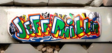 NEW Brand-X Jeff Phillips GRAFFITI (13 Of 40) Skateboard