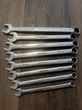 Snap-on SOEXM Flank Drive Plus Combination Wrench Set 11-19mm 8 pc 