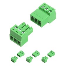 4 Set 3 Pin 3.81mm Pitch PCB Mount Screw Terminal Block Connector Plug