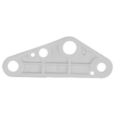 Effortless Install White Plastic Ac Motor Mounting Plate for Louver Swing