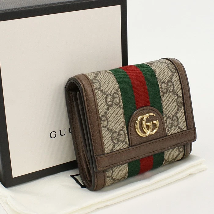 Portefeuille GUCCI Offidia GG Supreme 598662 96IWG 8745 d'occasion bon rang A us 2