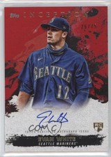 2021 Topps Inception Rookie and Emerging Star Red 26/75 Evan White Auto 12cn
