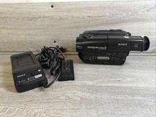 Sony Handycam Video8 CCD-TR93 Camcorder SteadyShot 24x Digital Zoom Black No Bat