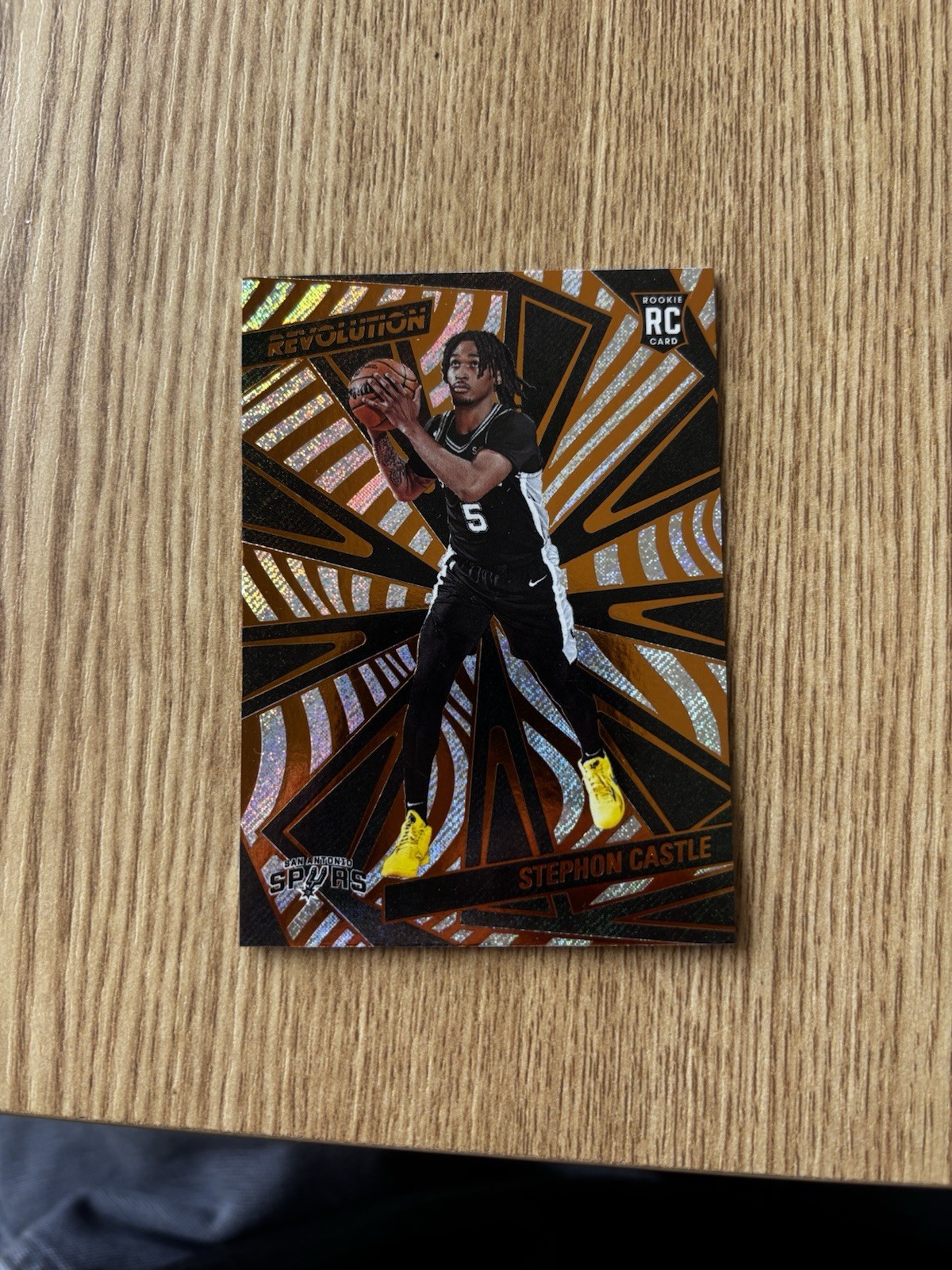 2024-25 Panini Revolution - Rookies Stephon Castle #116 Red Swirl (RC)