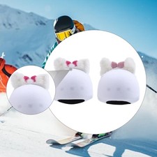 Ski Helmet Cover Headgear Decor Cute Knitted Comfortable Protector Outdoor