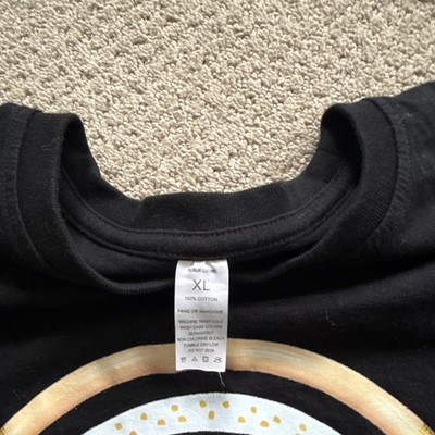 Premium Clothing Black Cotton Men's Rainbow Graphic Print Short Sleeve T-Shirt  