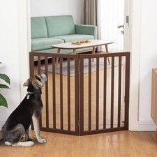 Dog Gate Indoor, Freestanding Dog Fence for The House, Doorways, Hallways,or ...
