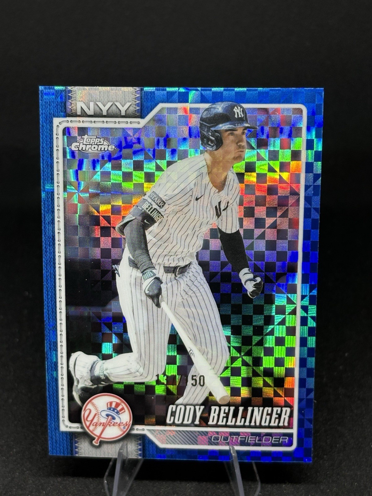 2026 Topps Chrome Cody Bellinger Yankees #2 Blue X-Fractor  /150