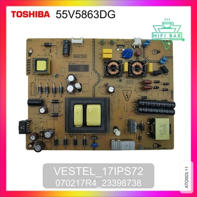 ✅ Alimentation pour TV TOSHIBA 55V5863DG VESTEL 17IPS72 070217R4 * 23398738 ✅ - Photo 1/4