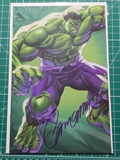 INCREDIBLE HULK #28 MARVEL 2025 1:100 VIRGIN J SCOTT CAMPBELL SIGNED NYCC W/COA