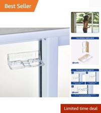 Sliding Glass Door Lock Set - 2 Pack for Child Safety  Easy Installation