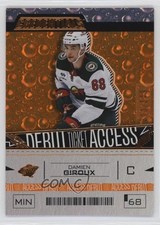 2023 Upper Deck Credentials Debut Ticket Access Orange /249 Damien Giroux 1l0d