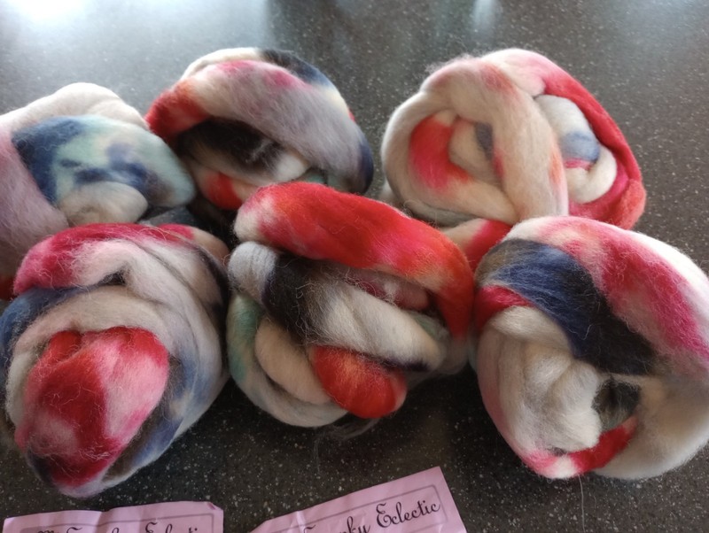 24 Oz Handdyed Cheviot Sheepswool From Spunky Eclectic Fiber Club