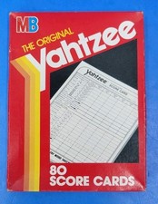 Vintage 1982 The Original Yahtzee 80 SCORE CARDS By Milton Bradley NEW - SEALED