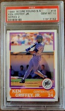 1989 Score Young SS Series 2 #18 Ken Griffey Jr RC HOF PSA 10 Gem Mint