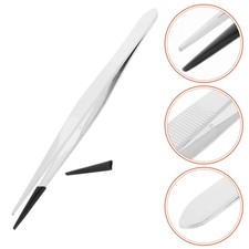 Long Metal Tongs Jewelry Tweezers for Making Head and Shank Locking