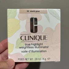 NIB Clinique True Highlighter Weightless Illuminator #02 Starlit Glow .28 oz