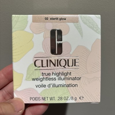 NIB Clinique True Highlighter Weightless Illuminator #02 Starlit Glow .28 oz
