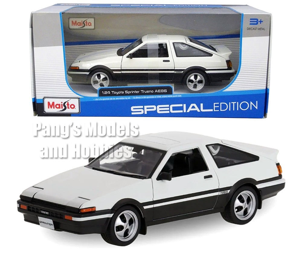 1986 Toyota Sprinter Trueno AE86 1/24 Scale Diecast Model Maisto