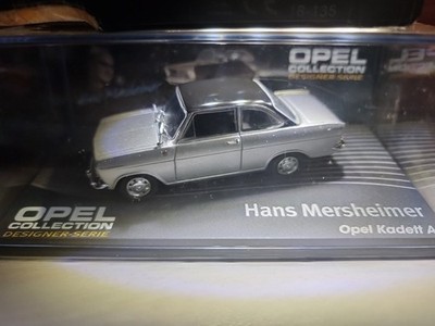 Opel Kadett A Designer Serie   Silber/Schwarz   1:43   Opel Collection (814)