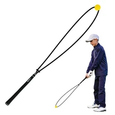 Portable Golf Swing Trainer Training Aid Practice Rope Trainer for Exercise