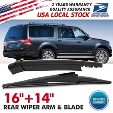 Rear Windshield Wiper Arm&Blade Kit Set Assembly For 2009 - 2017 Ford Expedition