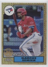 2022 Series 1 1987 Topps Chrome Silver Pack Mojo Marcus Semien #T87C-70 ii1