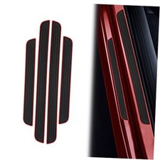 4 Pcs Car Door Sill Plate Protectors, PVC Soft Rubber Car Front Rear Door