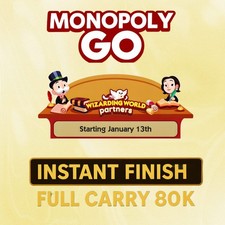 Monopoly Go Partner Event -Wizarding Partner Event Fast Delivery Full Carry 80K