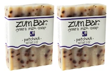 Zum Bar Goat's Milk Soap Patchouli 2 Pack