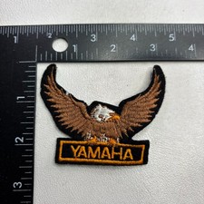Vtg YAMAHA EAGLE Motorcycle Biker Embroidered Patch 57NO