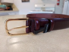 Perry Ellis Portfolio Men's Italian Leather Belt Size 34