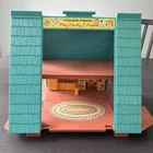 Vintage 1974 Fisher Price Little People A Frame Chalet Cabin Playset bell doors