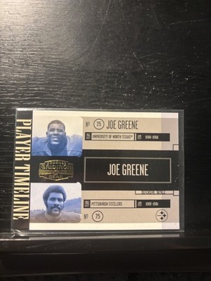 2006 Donruss Gridiron Gear - Player Timeline Joe Greene #PT-16 /500 (L3)