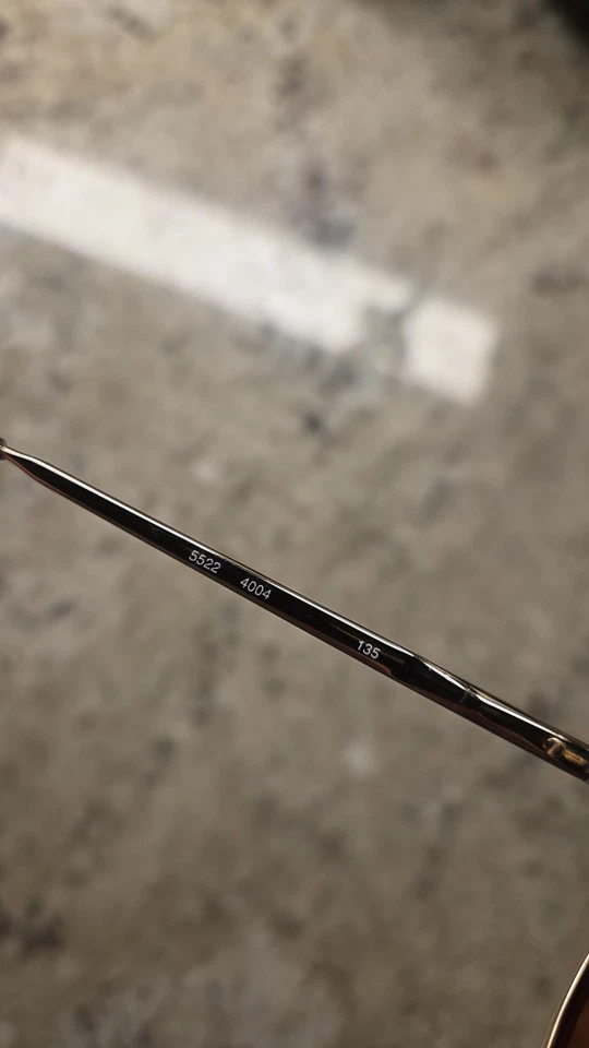 Monturas de gafas redondas doradas vintage Mika para Luxot 5522 Italia 51-18 lentes marrones Foto 4 de 4