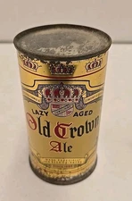 Vintage Centlivre Brewing Fort Wayne IN Old Crown Ale OI Flat Top Beer Can EMPTY