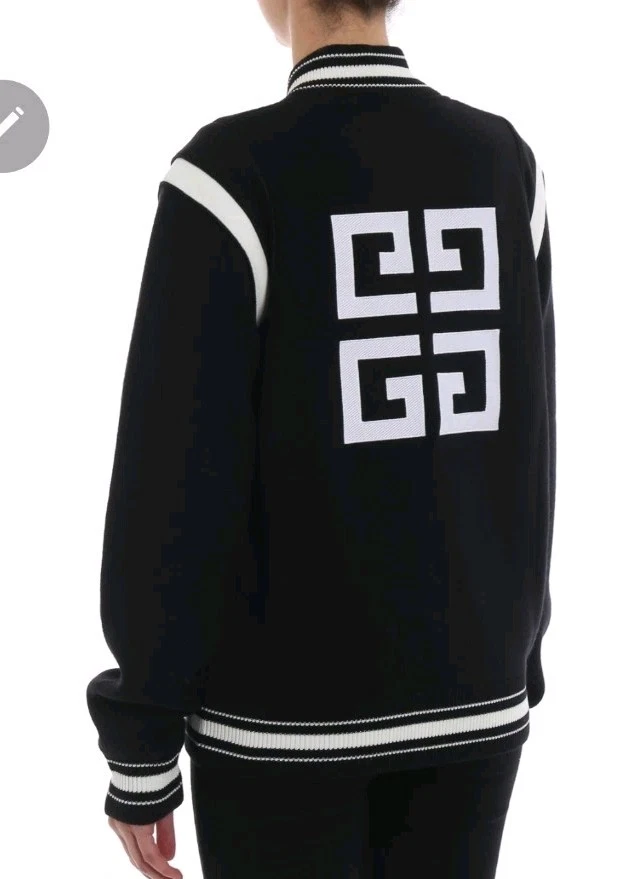Givenchy — Givenchy Knit Wool Bomber Varsity Jacket XXL Women's