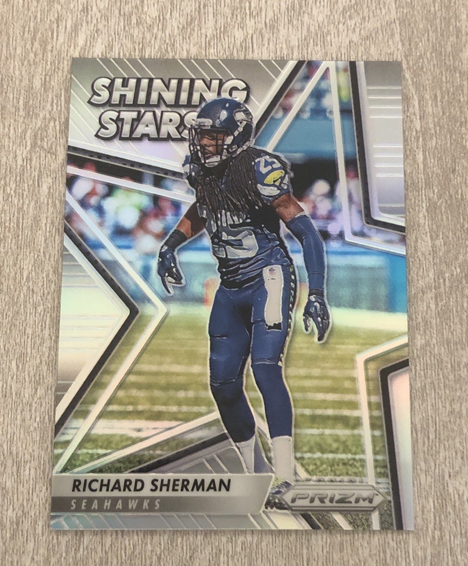 Richard Sherman 2016 Panini Prizm Shining Stars Silver Prizm #14