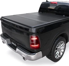 FRP Hard Trifold Truck Bed Tonneau Cover Compatible with 2002-2024 Dodge Ram 150