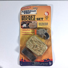 Tootsie Toy Vtg 1998 American West Secret Buckle Set Die Cast Metal Unopened