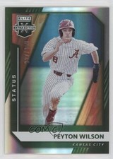 2021 Panini Elite Extra Edition Status Green 127/499 Peyton Wilson #66 y0i