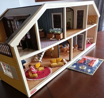 VINTAGE LUNDBY Stockholm 1970's Dolls House Furnished New