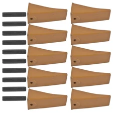 10* X156L Long Dirt Teeth Bucket Teeth/Tooth with P156 Roll Pins Kit Alloy Steel