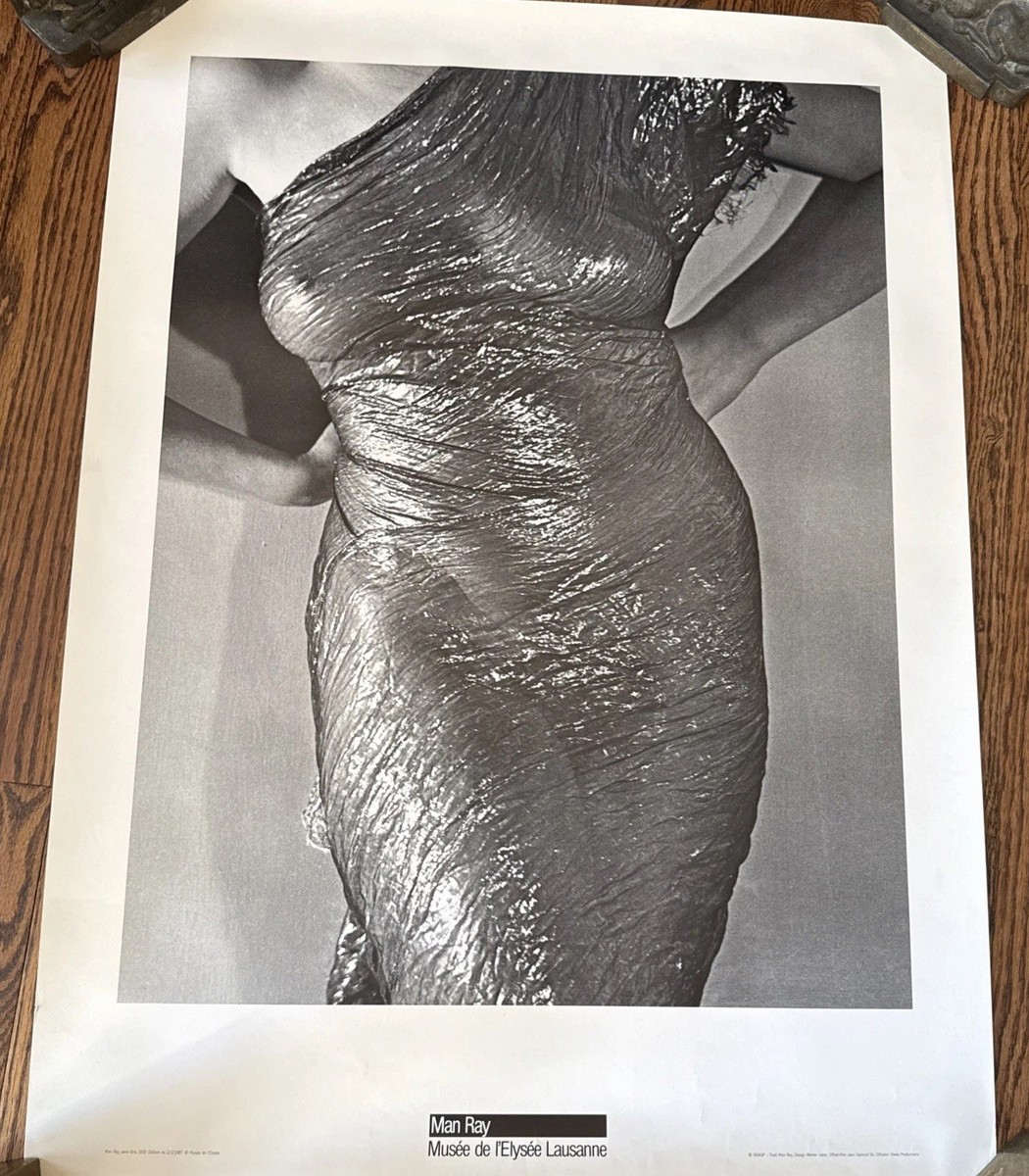 Man Ray Noir et blanche Poster Editions Du Desastre 1987 France