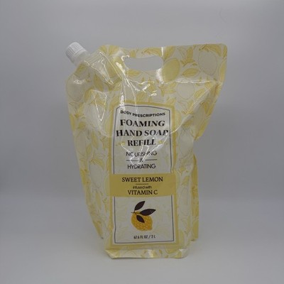 Body Prescriptions Soft Hand Soap Foaming Sweet Lemon w/ Vitamin C Refill 67 Oz
