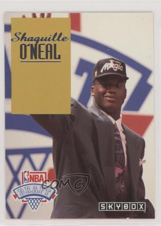 1995 Skybox Commemorative Sheet Cut Singles Shaquille O'Neal #S21 HOF 0q3