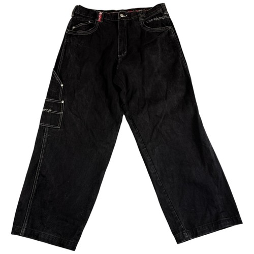 Pelle Pelle Carpenter Jeans Mens 36 Black Baggy Vintage Y2K Relaxed Grunge Skate