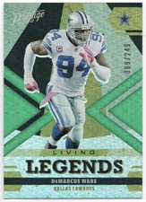 2022 Panini Prestige #LL-26 DeMarcus Ware Living Legends Green /249