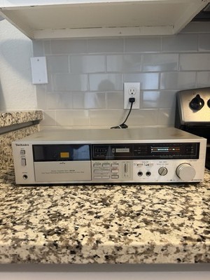 Technics M226 Stereo Cassette Deck Silver Dolby B-C NR Fluorescent